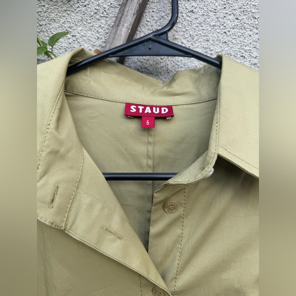 STAUD JOAN MAXI DRESS KHAKI - Picture 8 of 10